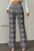 houndstooth-high-waist-slim-wool-wide-leg-pants