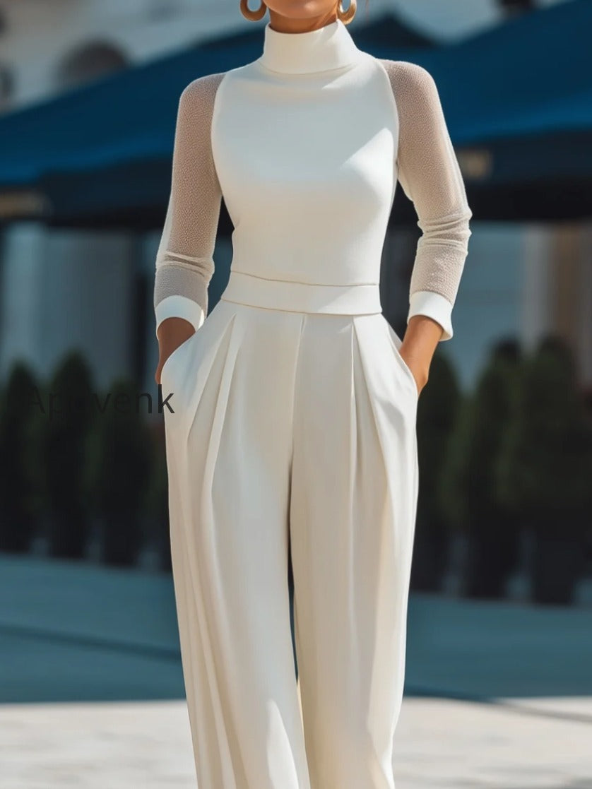 high-neck-sheer-sleeve-tailored-wide-leg-jumpsuit