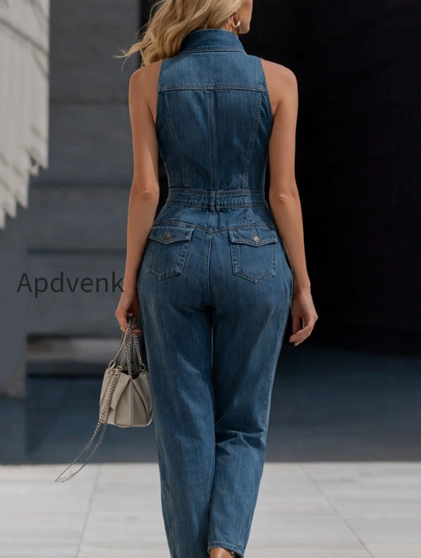 denim-halter-neck-zip-front-cropped-leg-jumpsuit