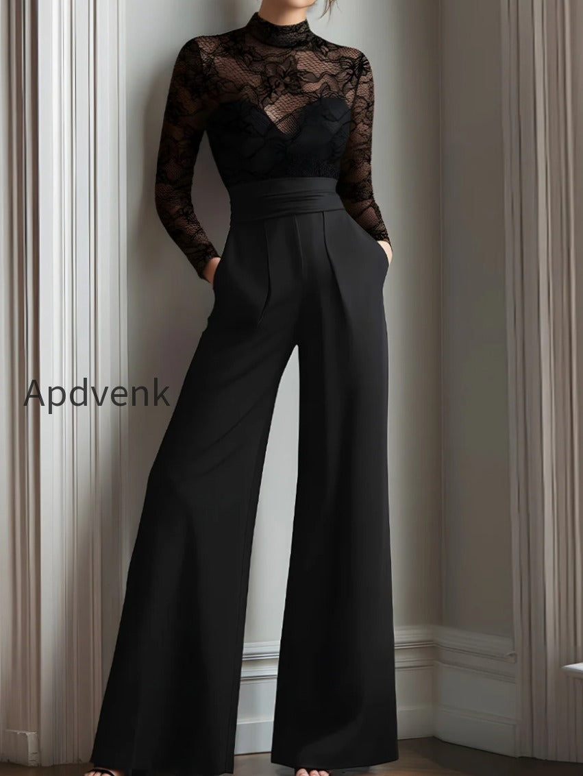 black-lace-illusion-bodice-wide-leg-evening-jumpsuit