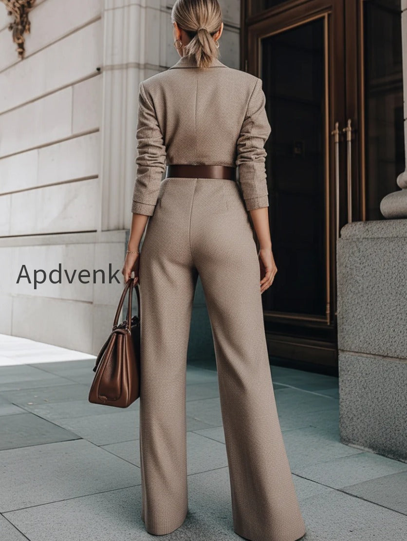 taupe-belted-blazer-jumpsuit-with-wide-leg-silhouette