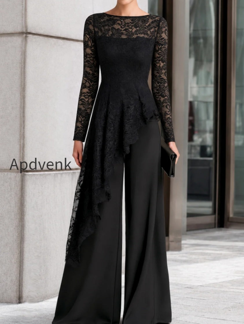 lace-overlay-asymmetric-wide-leg-jumpsuit