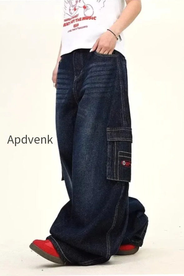 db-dark-blue-cargo-wide-leg-jeans