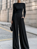 elegant-boat-neck-wide-leg-pleated-tailored-jumpsuit