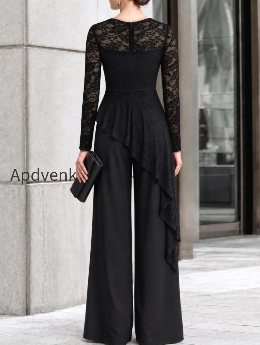 lace-overlay-asymmetric-wide-leg-jumpsuit