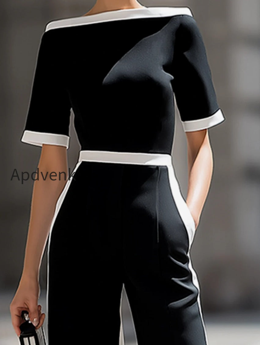 off-shoulder-contrast-trim-tailored-wide-leg-jumpsuit