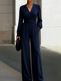 draped-v-neck-long-sleeve-wide-leg-jumpsuit