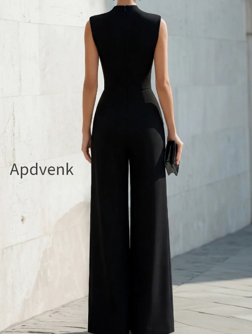 high-neck-contrast-panel-wide-leg-jumpsuit