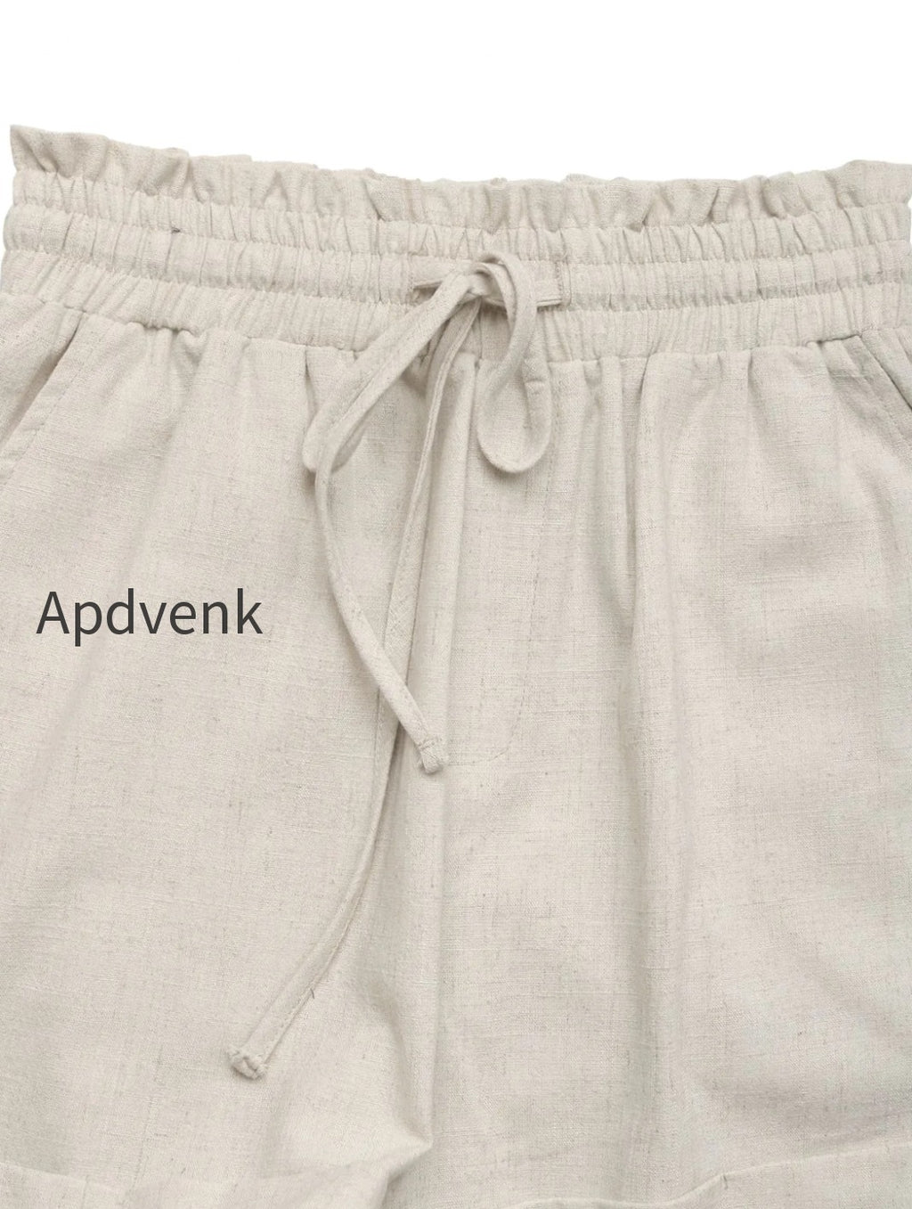 frill-drawstring-shorts
