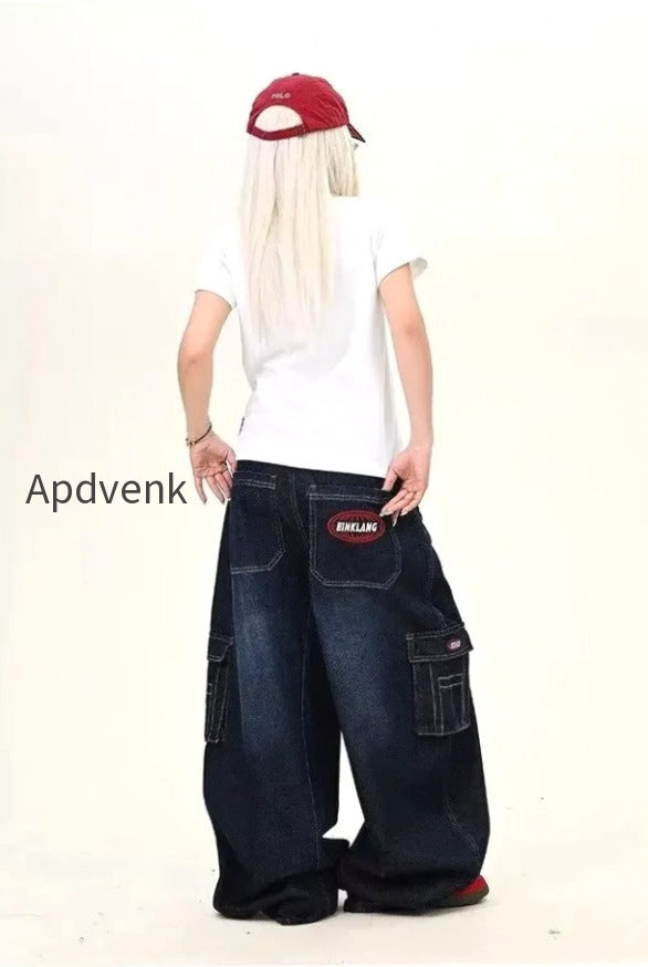 db-dark-blue-cargo-wide-leg-jeans