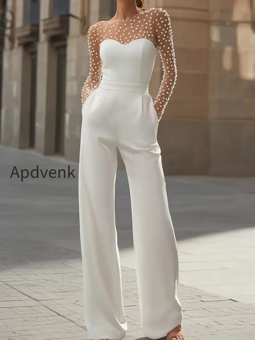 pearl-embellished-sheer-bodice-white-jumpsuit